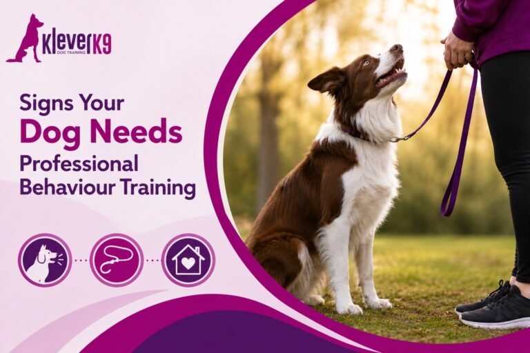 dog needs professional behaviour training