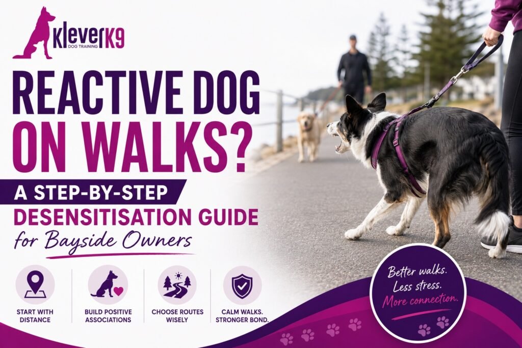 Reactive dog training
